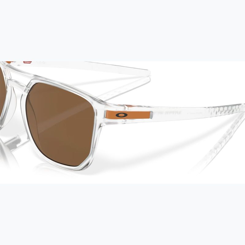 Oakley Latch Beta matt klar/prizm Bronze Sonnenbrille 6