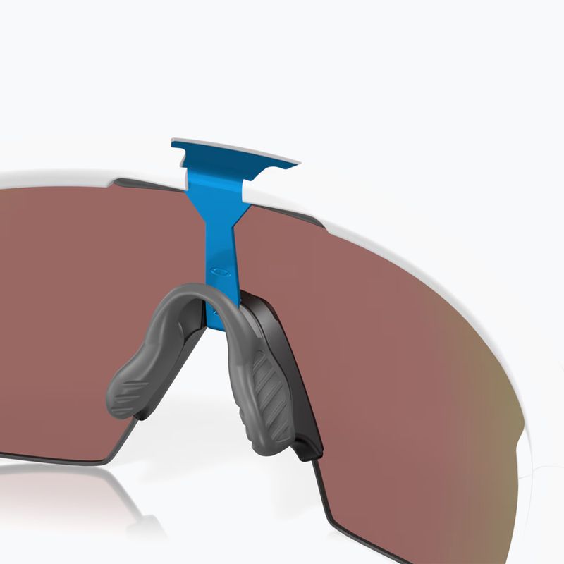 Oakley Sphaera matt weiß/prizm Saphir polarisierte Sonnenbrille 7