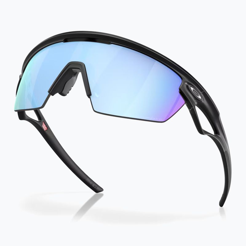 Oakley Sphaera mattschwarz/prizm tiefes Wasser polarisierte Sonnenbrille 4