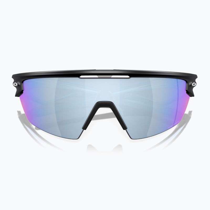 Oakley Sphaera mattschwarz/prizm tiefes Wasser polarisierte Sonnenbrille 5