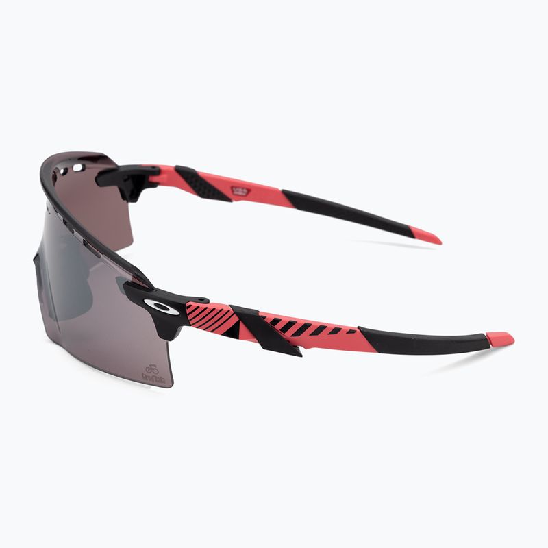 Oakley Encoder Strike Giro D'Italia giro rosa Streifen/prizm Straße schwarz Sonnenbrille 4