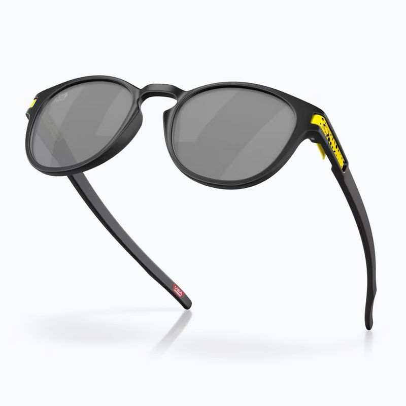 Oakley Latch Tour De France mattschwarze Tinte/prizm schwarze Sonnenbrille 4