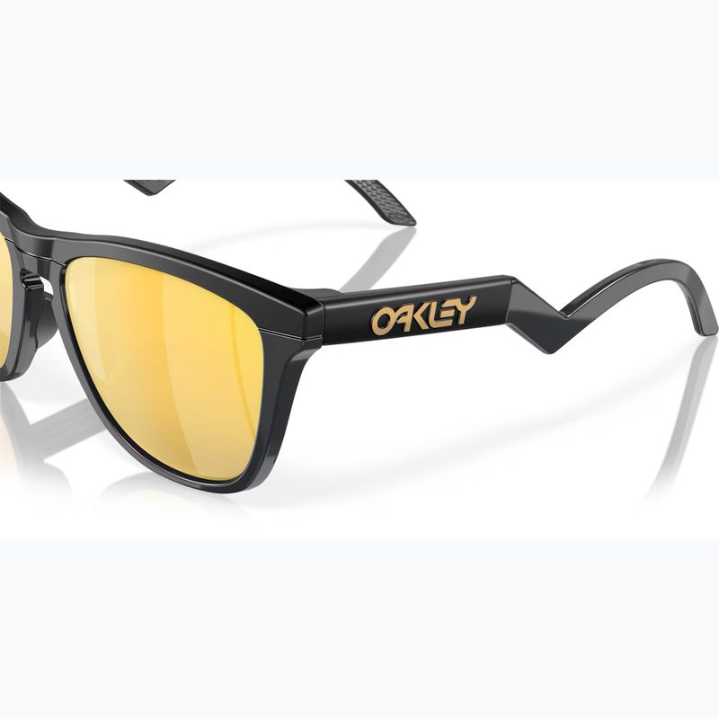 Oakley Frogskins Hybrid mattschwarz/prizm 24k Fleece-Sonnenbrille 6