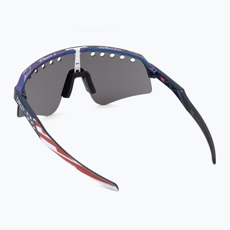 Oakley Sutro Lite Sweep Troy Lee Designs blau colourshift/prizm grau Sonnenbrille 2
