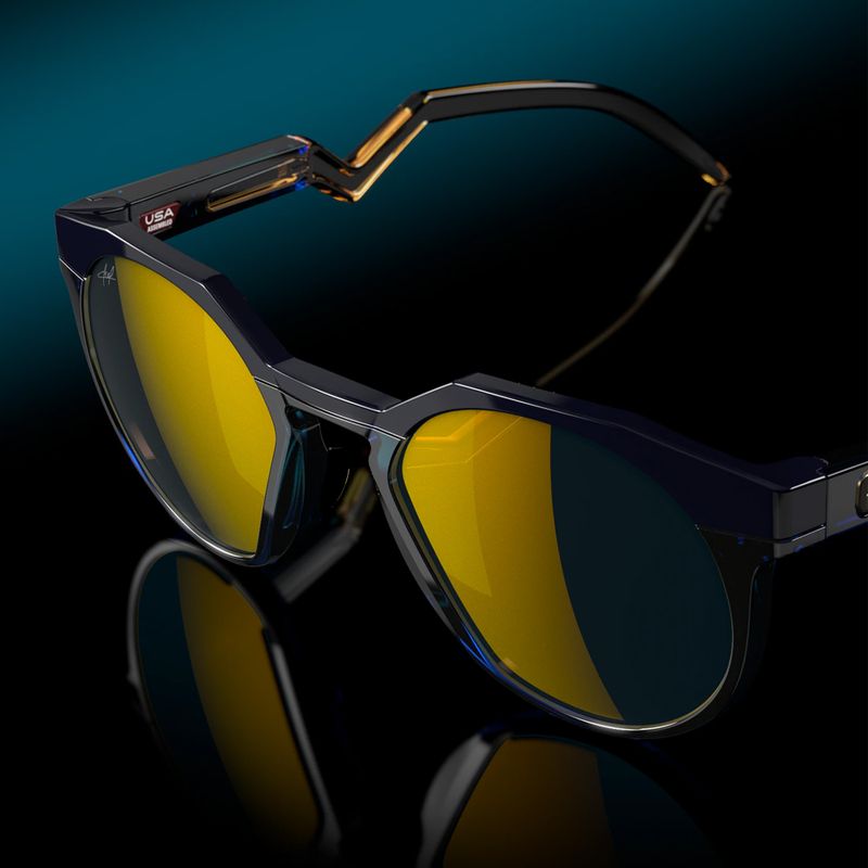 Oakley HSTN Kylian Mbappé Signature Series marine trans blau/prizm 24k polarisierte Sonnenbrille 6