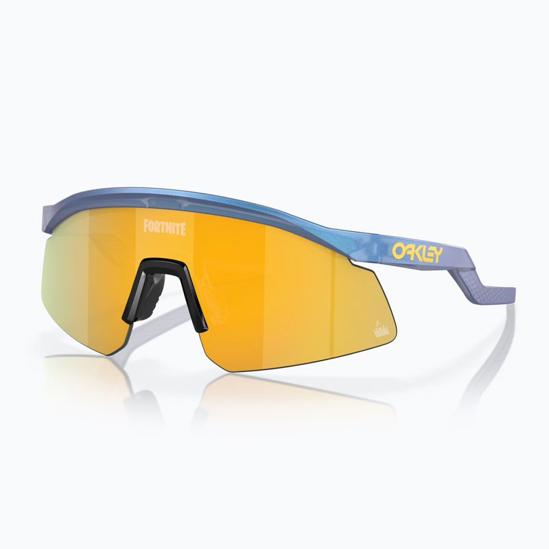 Oakley Hydra Fortnite matt cyan blau/klar Verschiebung prizm 24k Sonnenbrille