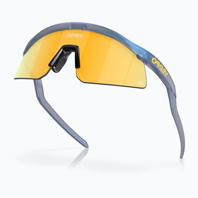 Oakley Hydra Fortnite matt cyan blau/klar Verschiebung prizm 24k Sonnenbrille 5