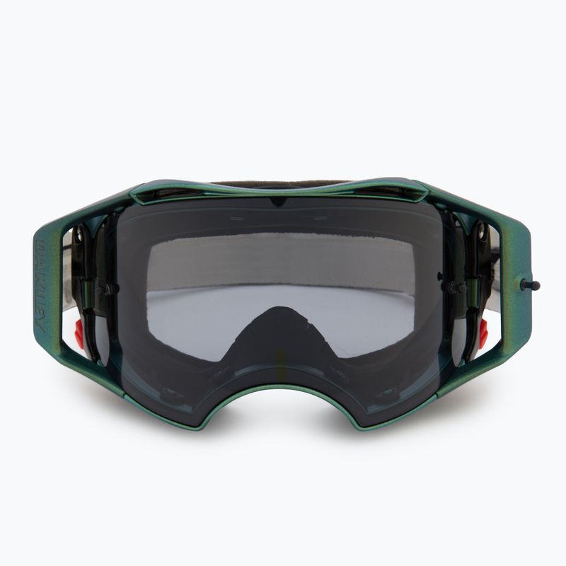 Fahrradbrille Oakley Airbrake MTB black green colorshift/light grey 2