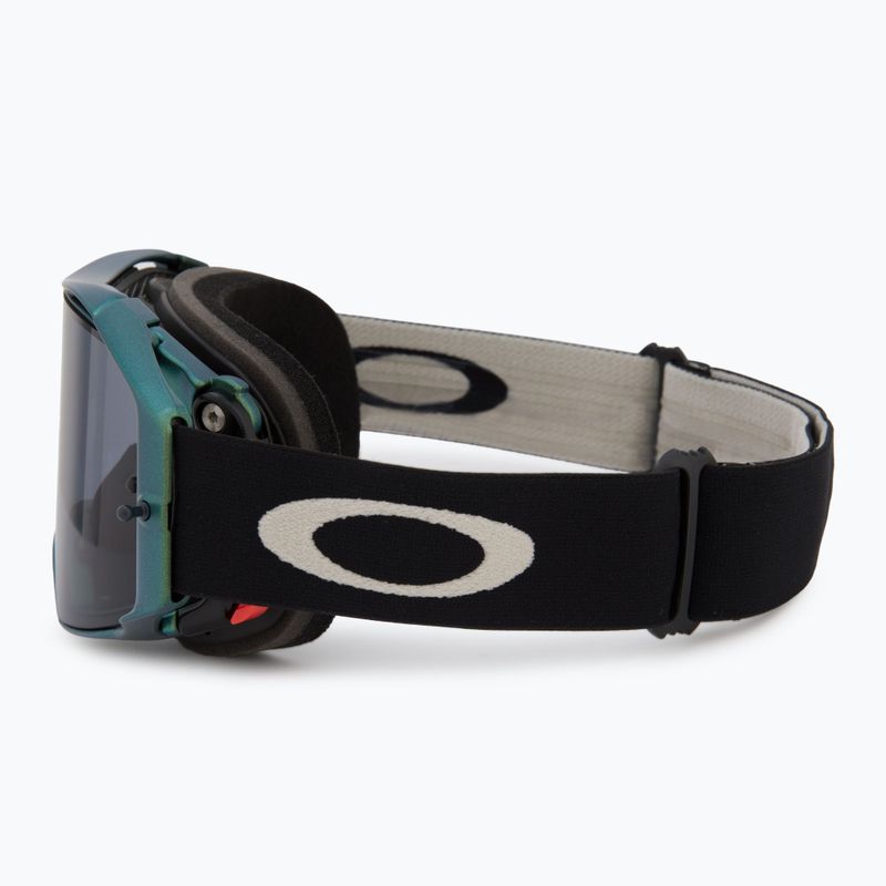 Fahrradbrille Oakley Airbrake MTB black green colorshift/light grey 4