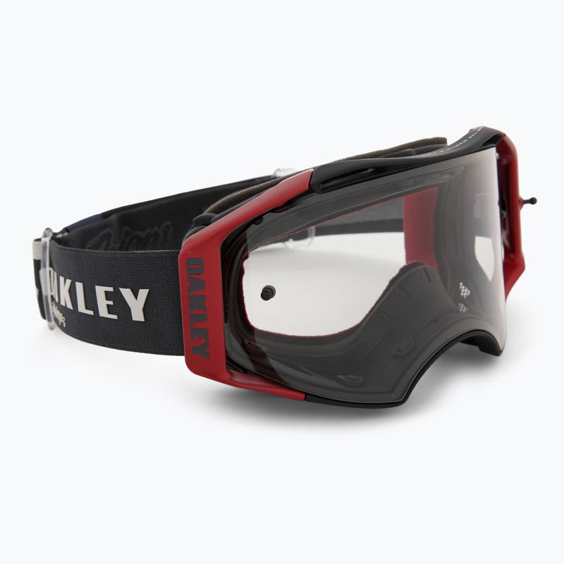 Oakley Airbrake MTB Radsportbrille Troy Lee Designs rwb Sterne/klar