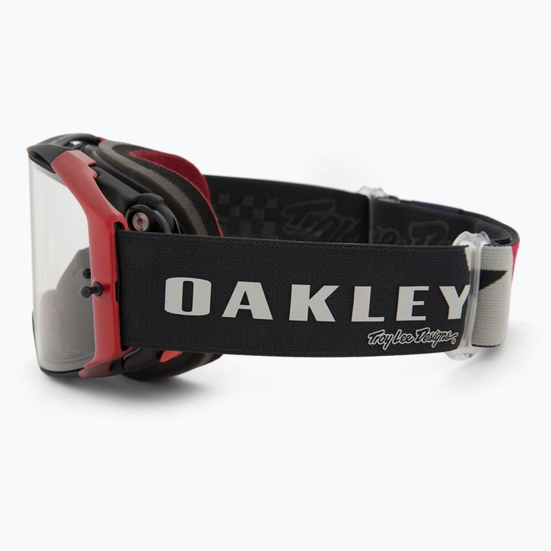 Oakley Airbrake MTB Radsportbrille Troy Lee Designs rwb Sterne/klar 4