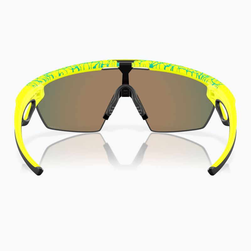 Oakley Sphaera matte tenball gelb/clst neuron/prizm ruby Sonnenbrille 5