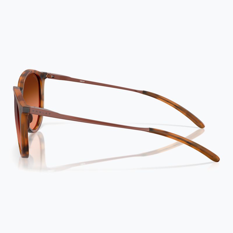Oakley Sielo matte Ingwer schildpatt/prizm braun Farbverlauf Sonnenbrille 3