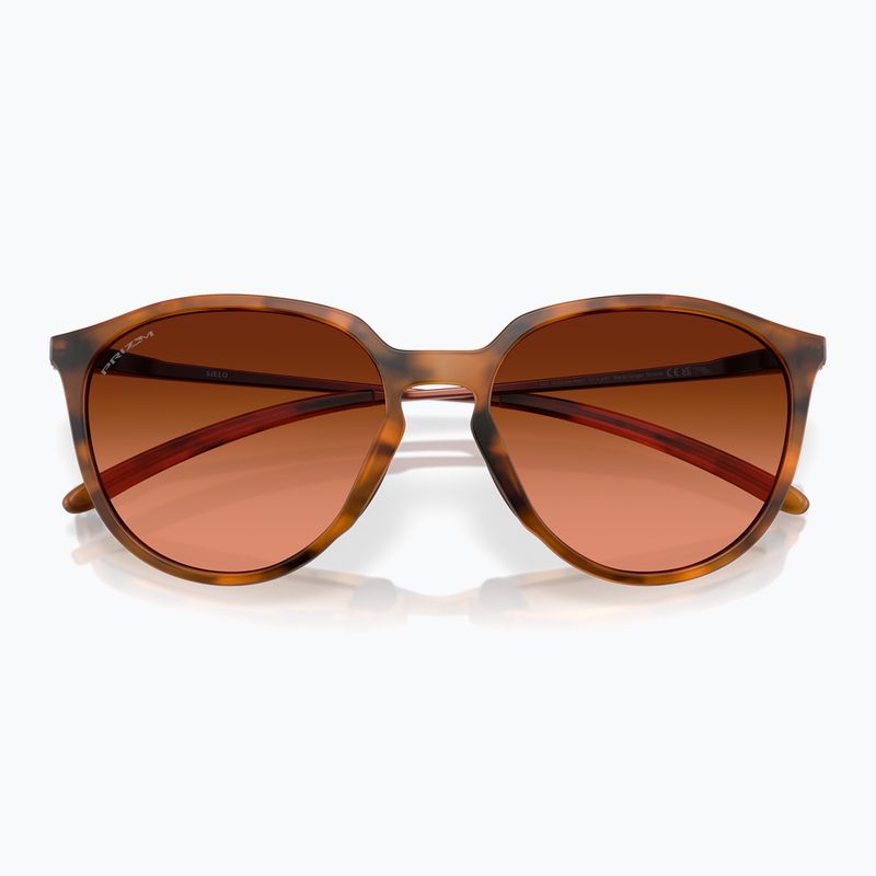 Oakley Sielo matte Ingwer schildpatt/prizm braun Farbverlauf Sonnenbrille 5