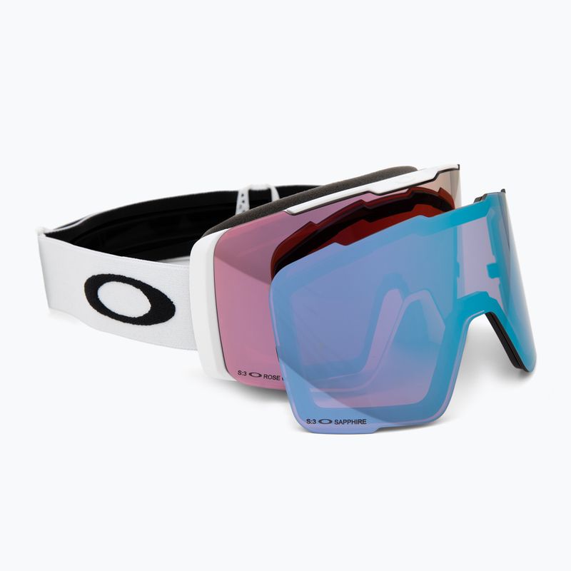 Skibrille Oakley Line Miner Pro M matte white/prizm rose/prizm sapphire