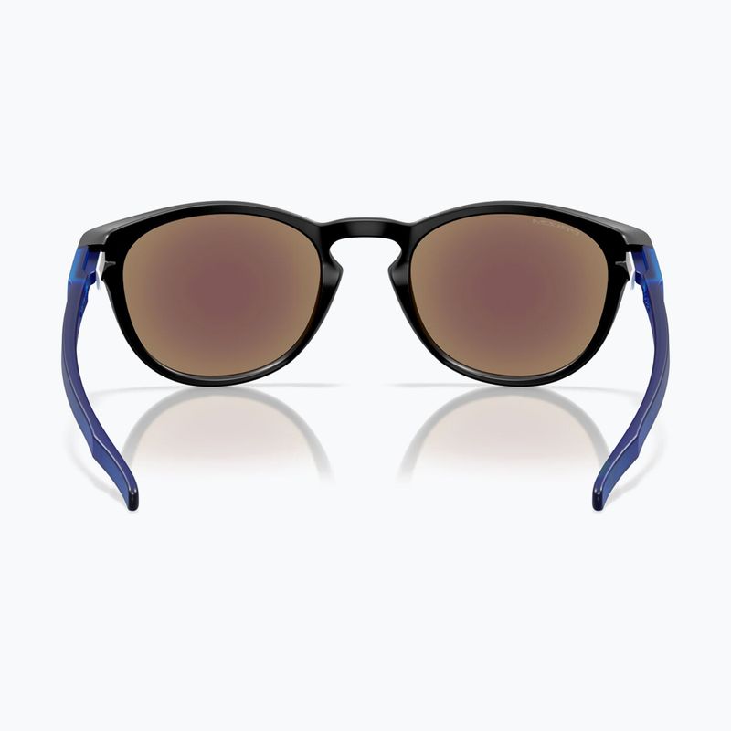 Oakley Latch mattschwarz/prizm Saphir-Sonnenbrille 3