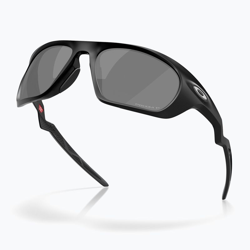 Oakley Lateralis mattschwarz/prizm schwarz polarisierte Sonnenbrille 4