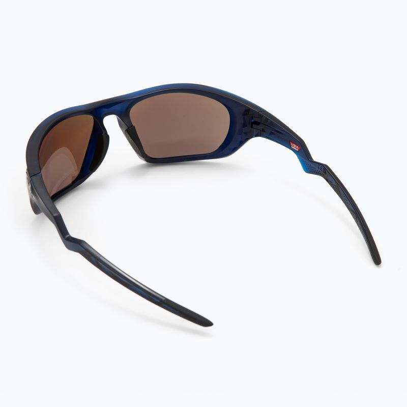 Oakley Lateralis matte trans blau/prizm tiefes Wasser polarisierte Sonnenbrille 2