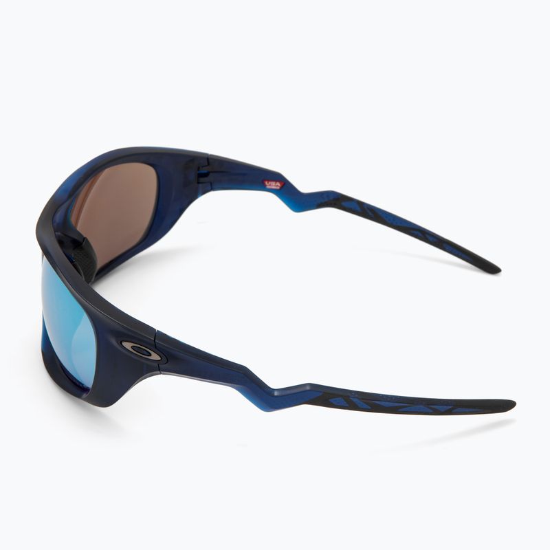 Oakley Lateralis matte trans blau/prizm tiefes Wasser polarisierte Sonnenbrille 4