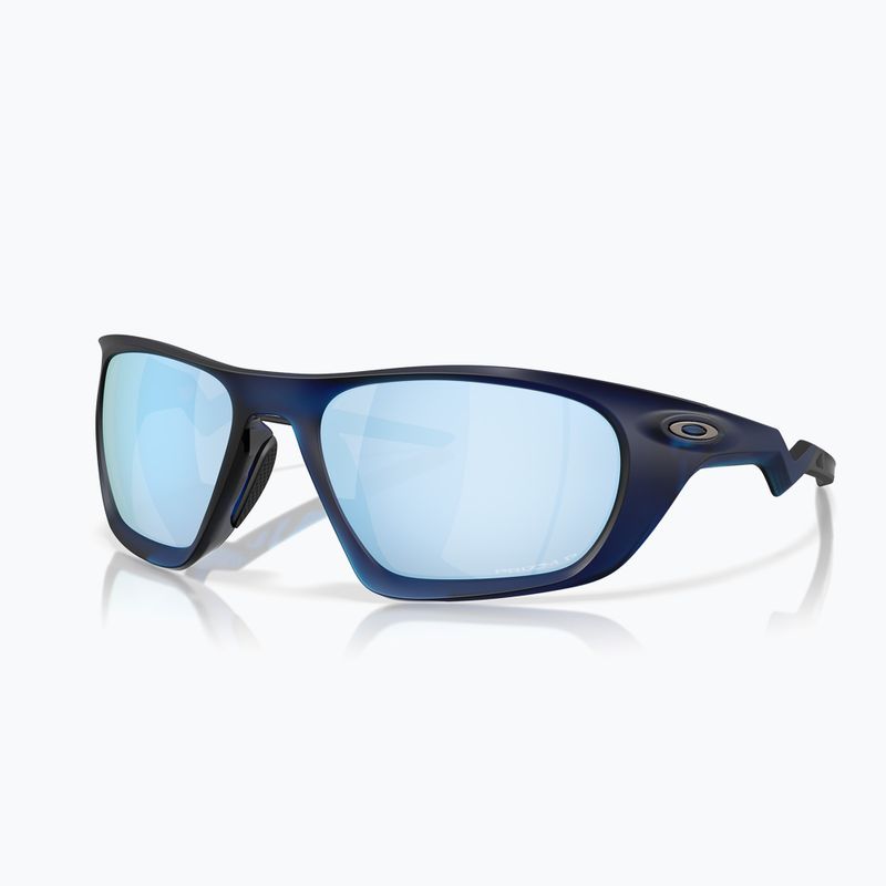 Oakley Lateralis matte trans blau/prizm tiefes Wasser polarisierte Sonnenbrille 5