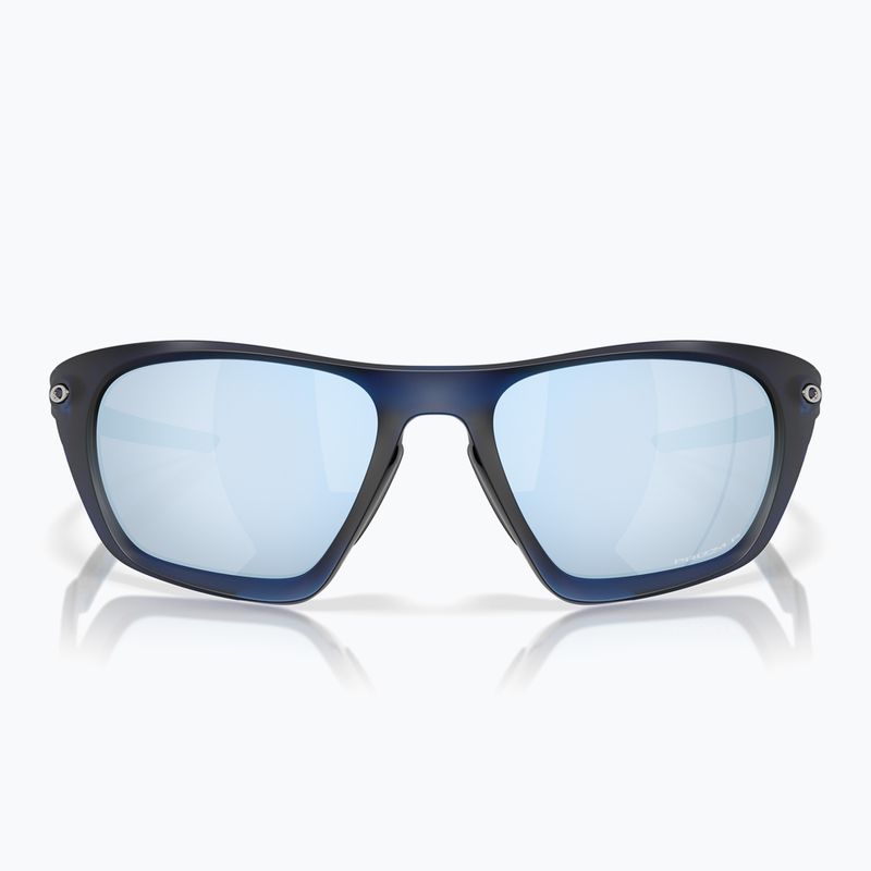 Oakley Lateralis matte trans blau/prizm tiefes Wasser polarisierte Sonnenbrille 6