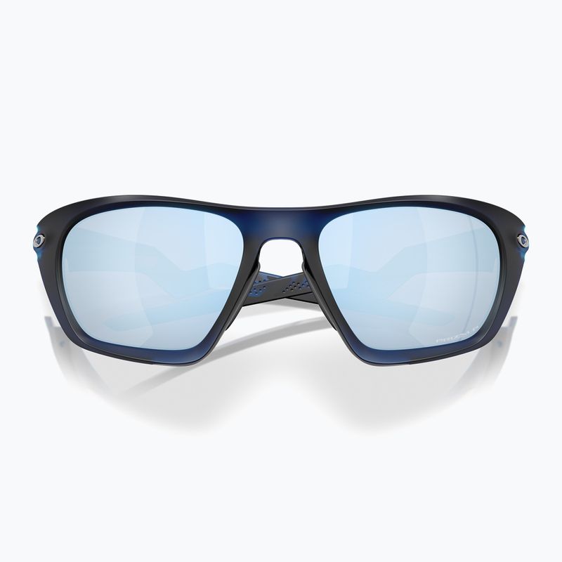 Oakley Lateralis matte trans blau/prizm tiefes Wasser polarisierte Sonnenbrille 9