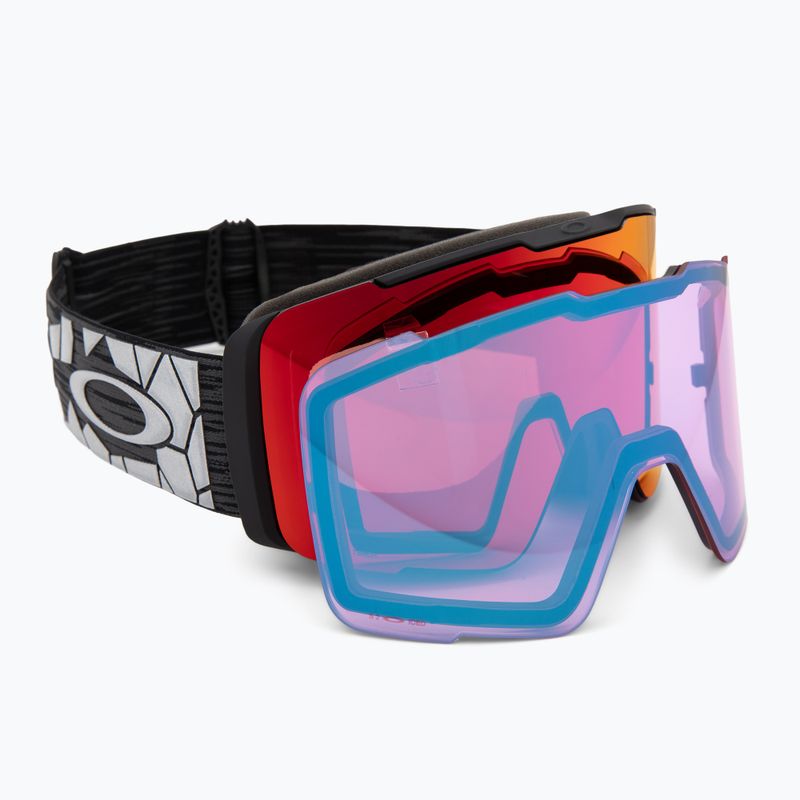 Skibrille Oakley Line Miner Pro L black reinforce/prizm torch/prizm iced
