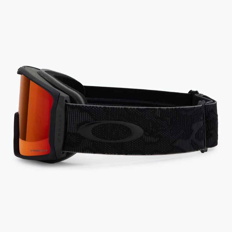 Skibrille Oakley Line Miner L black camo/prizm snow torch iridium 4