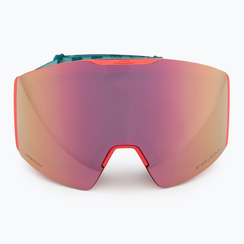 Skibrille Oakley Fall Line M pacific chex/prizm snow rose gold iridium 2