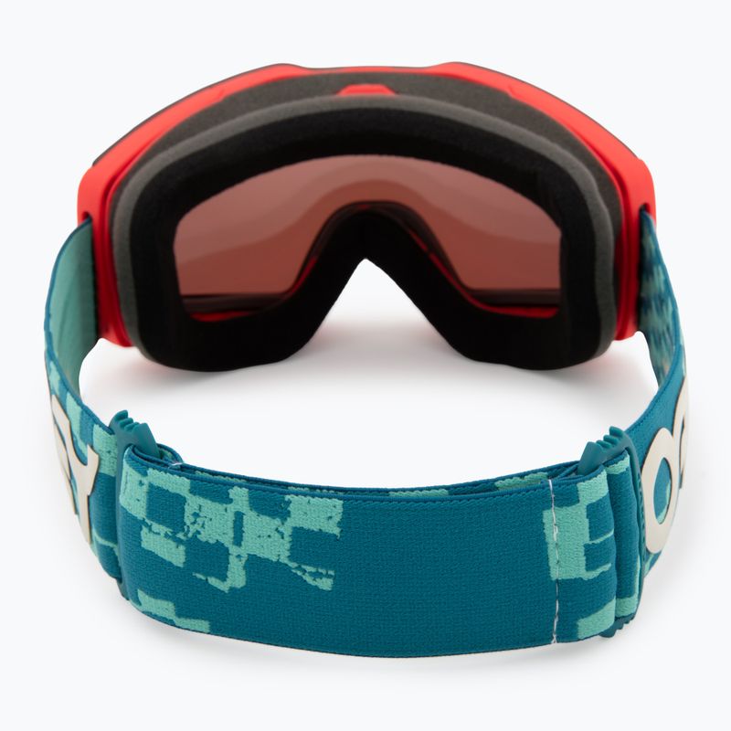 Skibrille Oakley Fall Line M pacific chex/prizm snow rose gold iridium 3