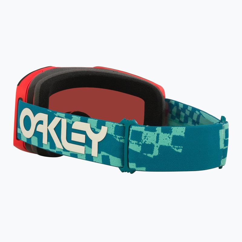 Skibrille Oakley Fall Line M pacific chex/prizm snow rose gold iridium 4
