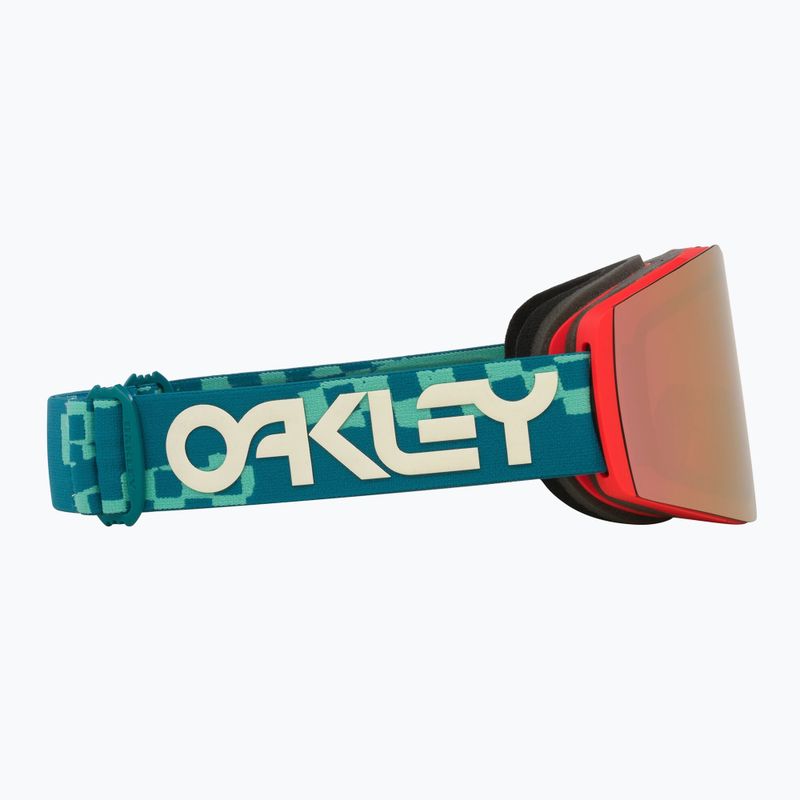 Skibrille Oakley Fall Line M pacific chex/prizm snow rose gold iridium 6