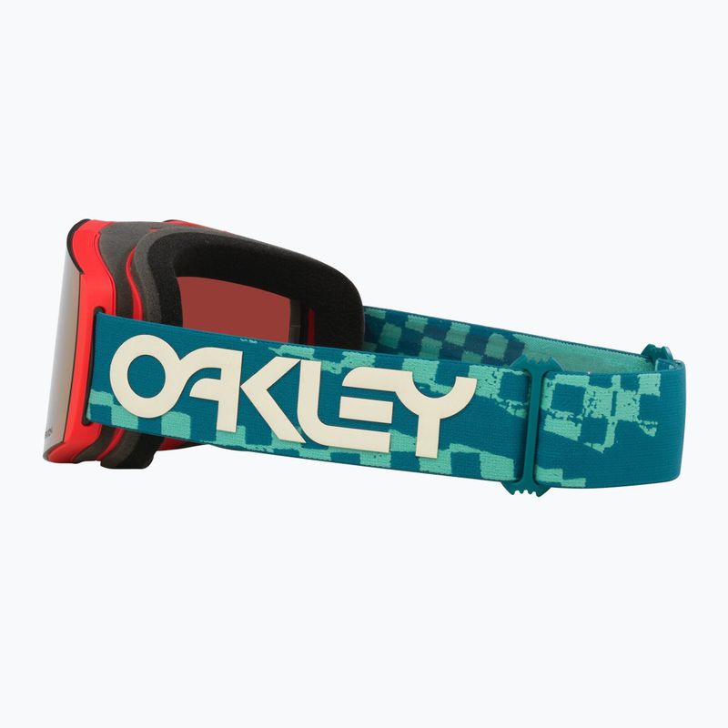 Skibrille Oakley Fall Line M pacific chex/prizm snow rose gold iridium 7