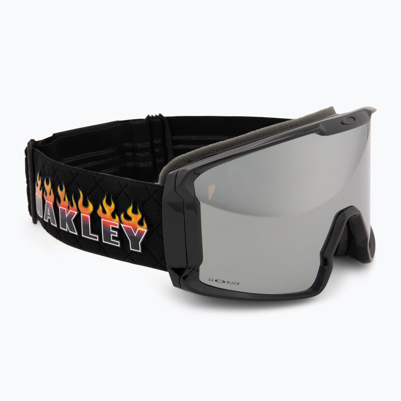 Skibrille Oakley Line Miner L rene rinnekangas signat/prizm snow black iridium