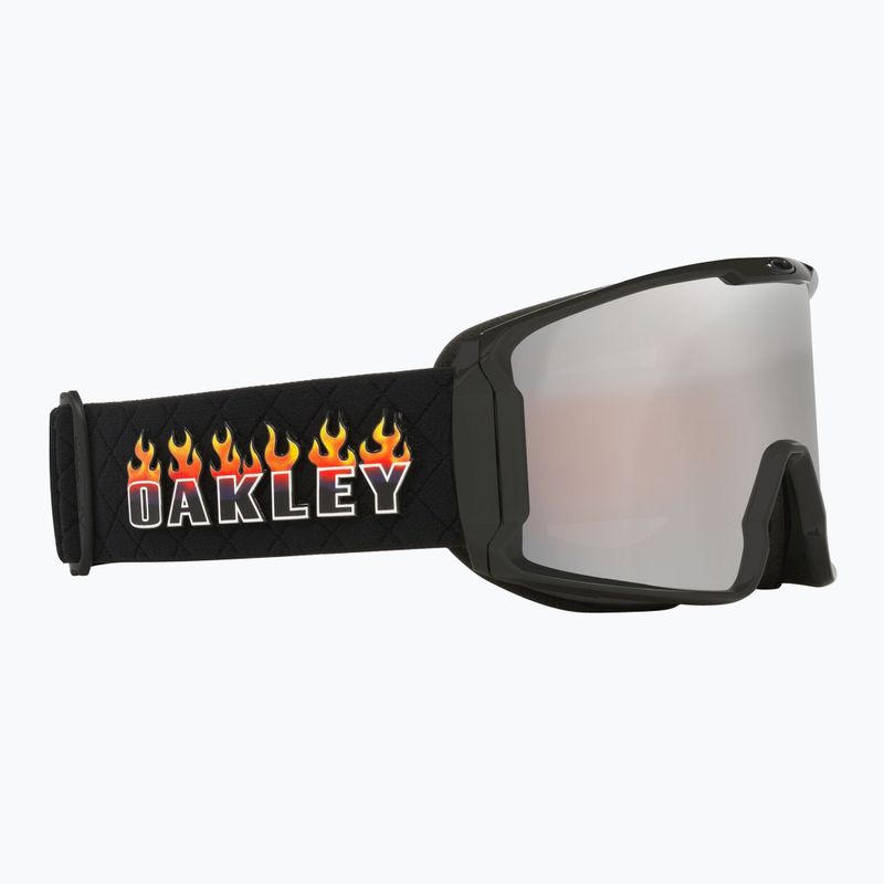 Skibrille Oakley Line Miner L rene rinnekangas signat/prizm snow black iridium 5