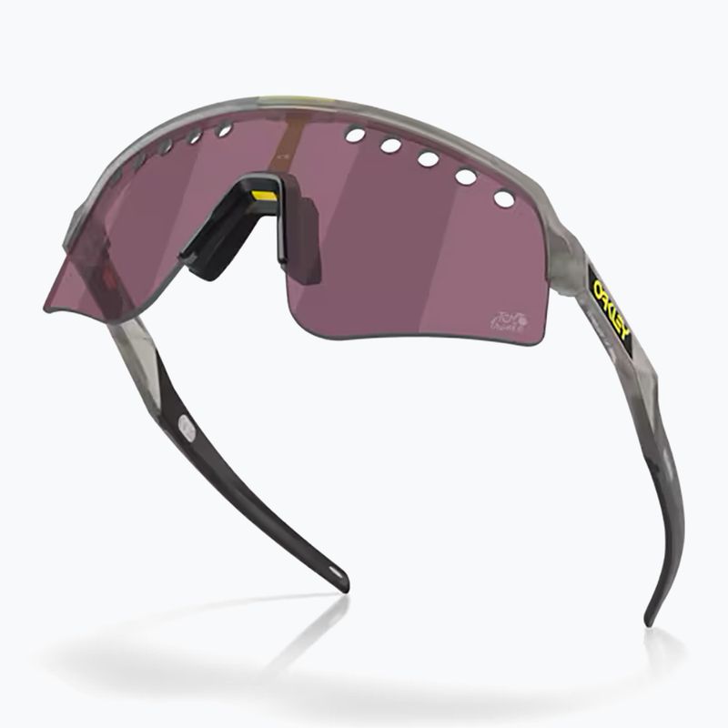 Oakley Sutro Lite Sweep Tour De France matte graue Tinte / prizm Straße schwarz Sonnenbrille 4