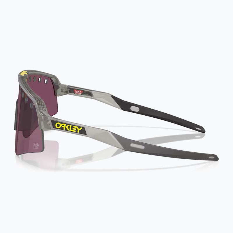 Oakley Sutro Lite Sweep Tour De France matte graue Tinte / prizm Straße schwarz Sonnenbrille 5