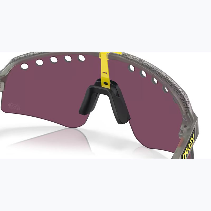 Oakley Sutro Lite Sweep Tour De France matte graue Tinte / prizm Straße schwarz Sonnenbrille 7