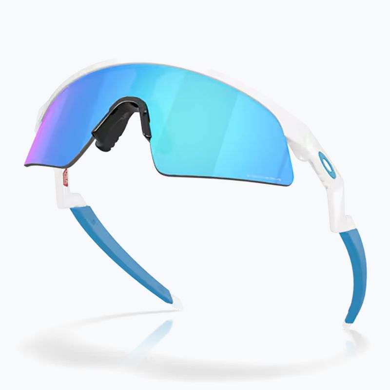 Oakley Resistor Sweep poliert weiß/Prisma Saphir Kindersonnenbrille 4