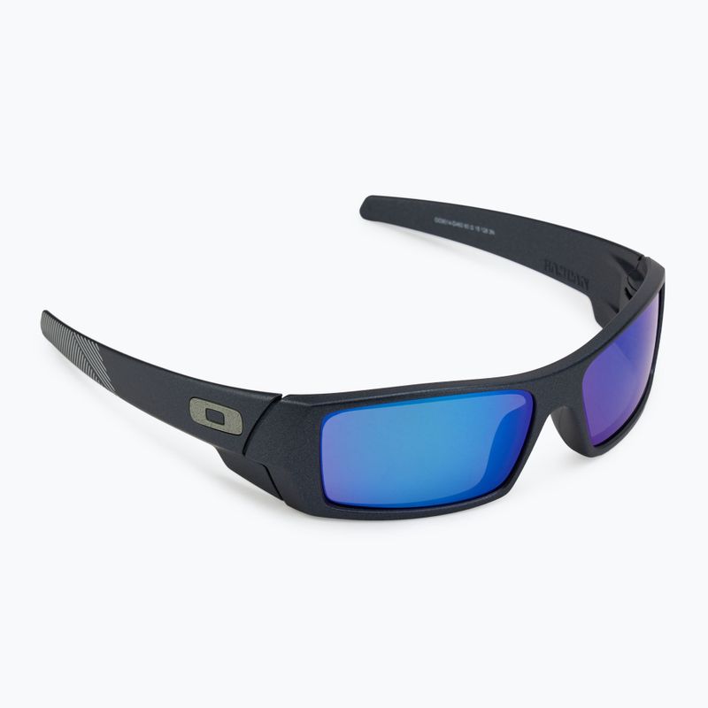 Oakley Gascan blau Stahl/Prizm Saphir Sonnenbrille