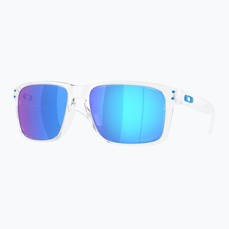 Oakley Holbrook XXL poliert klar/prizm sapphire polarisierte Sonnenbrille