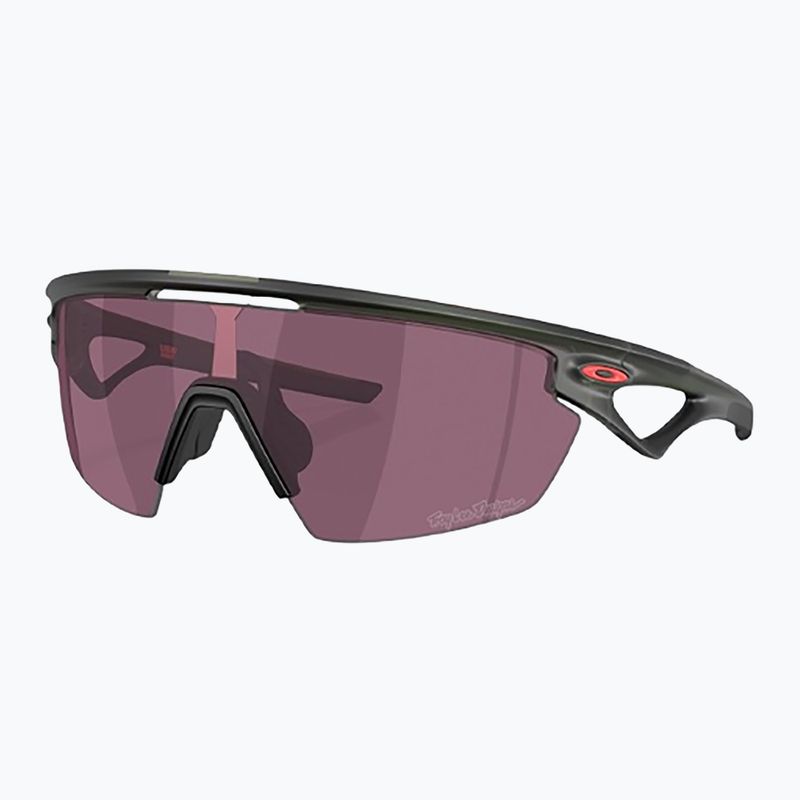 Oakley Sphaera Troy Lee Designs matte Olive Tinte / Prizm Straße schwarz Sonnenbrille