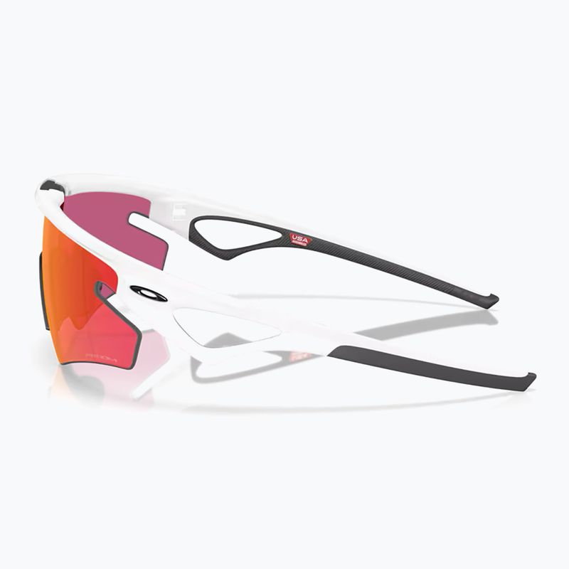 Oakley Sphaera Slash matte weiß/prizm Feld Sonnenbrille 5