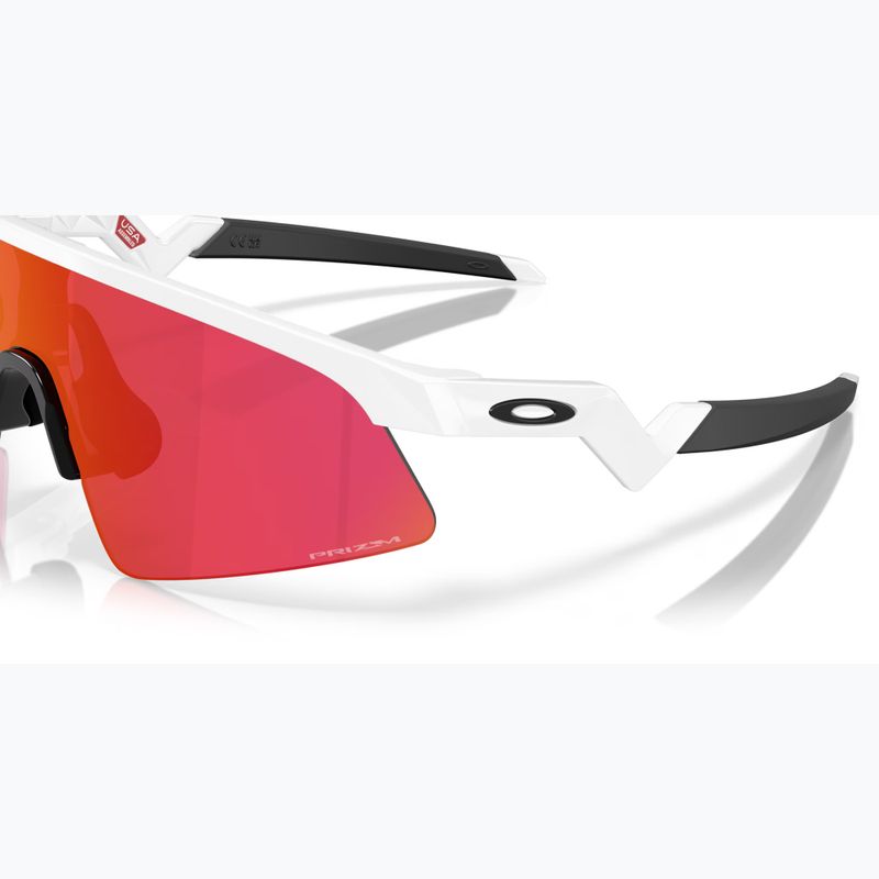 Kinder-Sonnenbrille Oakley Resistor Sweep polished white/Prizm Field 6