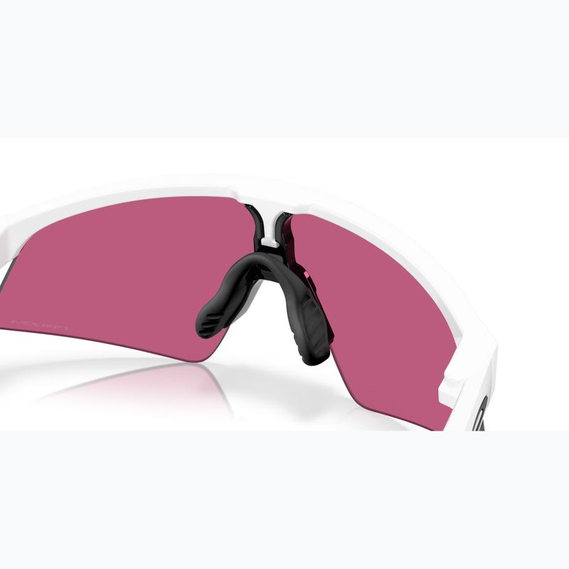 Kinder-Sonnenbrille Oakley Resistor Sweep polished white/Prizm Field 7