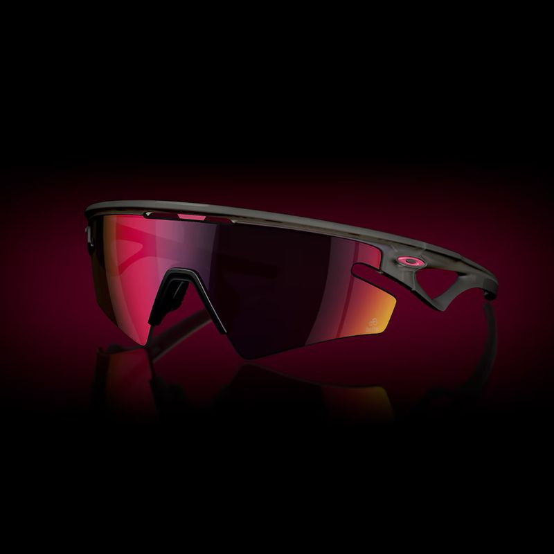 Oakley Sphaera Slash Giro D'Italia giro grau Rauch/prizm Straße Sonnenbrille 3