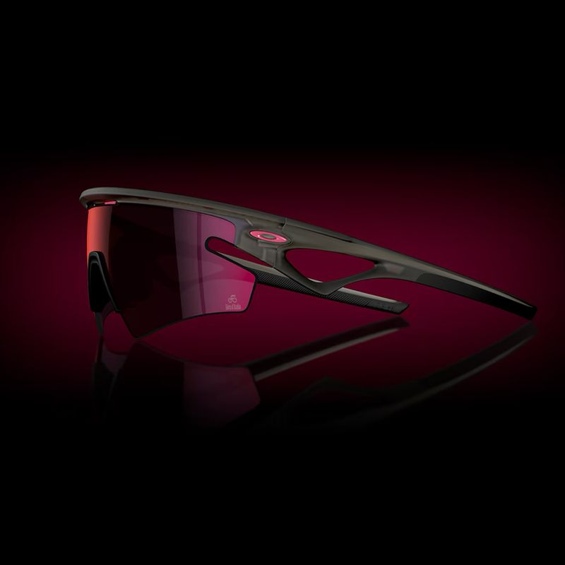 Oakley Sphaera Slash Giro D'Italia giro grau Rauch/prizm Straße Sonnenbrille 5