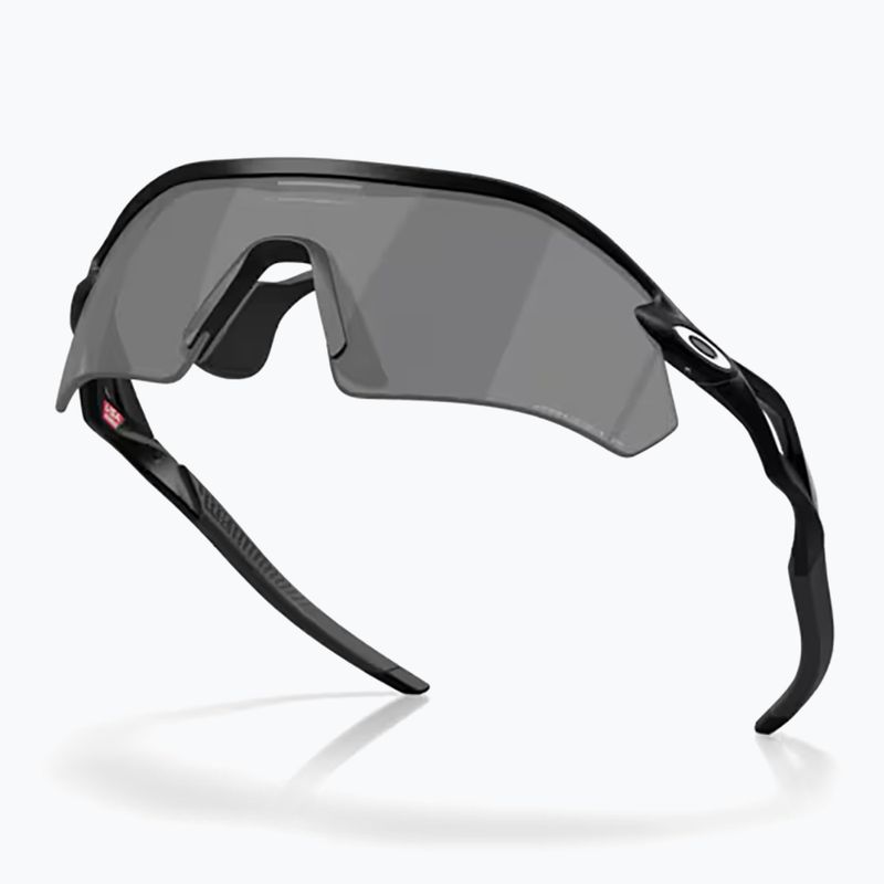 Oakley Radar Plate mattschwarz/prizm schwarz polarisierte Sonnenbrille 4