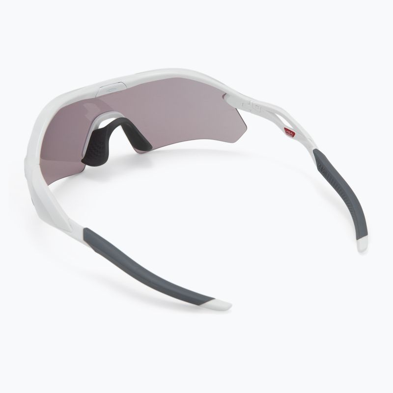 Oakley Radar Platte poliert weiß/Prisma Schiefer Sonnenbrille 3