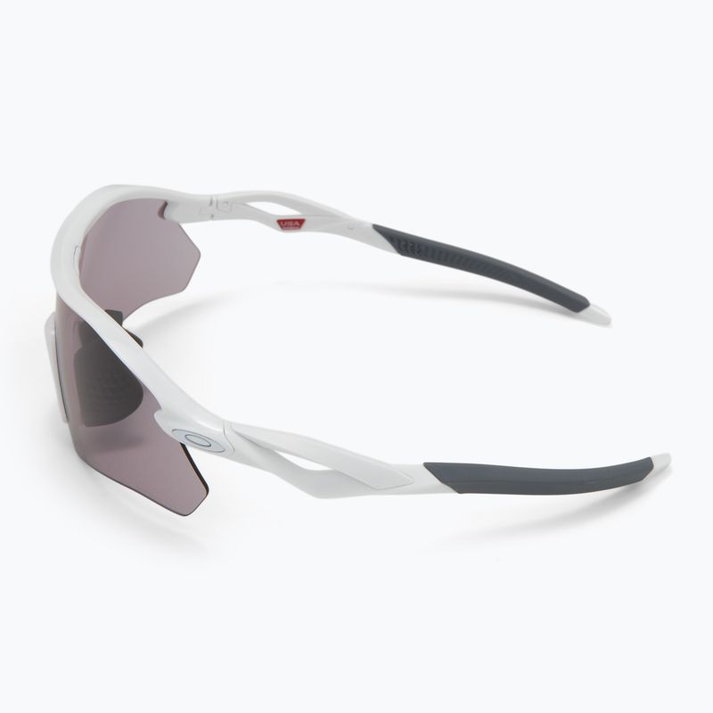 Oakley Radar Platte poliert weiß/Prisma Schiefer Sonnenbrille 4